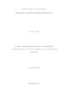 Vitamini - biokemijska funkcija i standardni laboratorijski postupci određivanja vitaminskog statusa