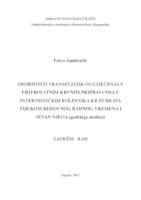 Osobitosti transfuzijskog liječenja s eritrocitnim krvnim pripravcima u internističkih bolesnika KB Dubrava tijekom redovnog radnog vremena i izvan njega (godišnja analiza)