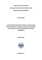 Uloga perioda neliječene psihoze u suradljivosti tijekom bolničkog liječenja i njegovoj efikasnosti kod pacijenata s prvom epizodom psihotičnog poremećaja