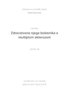 Zdravstvena njega bolesnika s multiplom sklerozom