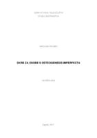 Skrb za osobe s osteogenesis imperfecta