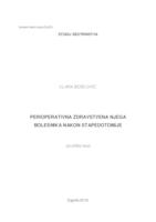 Perioperativna zdravstvena njega bolesnika nakon stapedotomije