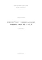 Specifičnosti skrbi za osobe nakon laringektomije