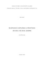 Nuspojave cijepljenja u Hrvatskoj od 2012. do 2016. godine