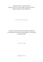 Utjecaj vrste supstitucijske terapije na rehospitalizaciju bolesnika s dualnim dijagnozama