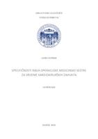 Specifičnosti rada operacijske medicinske sestre za vrijeme kardiokirurških zahvata