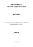 Uloga mišićnog dna zdjelice u rehabilitaciji operiranih zbog ginekoloških tumora