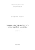 Zdravstvena njega djeteta s dermatološkim bolestima