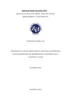 Organizacija rada medicinskih sestara za primjenu ekstrakorporalne membranske oksigenacije u liječenju djece