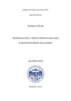 Primjena krvi i krvnih pripravaka kod kardiokirurških bolesnika