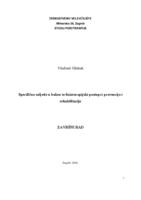 Specifične ozljede u boksu te fizioterapijski postupci prevencije i rehabilitacije