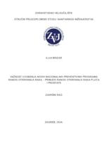 Važnost uvođenja novih Nacionalnih preventivnih programa ranog otkrivanja raka - primjer ranog otkrivanja raka pluća i prostate