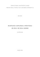 prikaz prve stranice dokumenta Nuspojave cijepljenja u Hrvatskoj od 2012. do 2016. godine