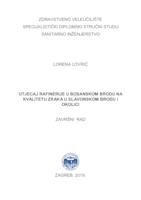 prikaz prve stranice dokumenta Utjecaj rafinerije u Bosanskom Brodu na kvalitetu zraka u Slavonskom Brodu i okolici