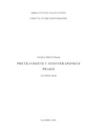 prikaz prve stranice dokumenta Pretilo dijete u fizioterapijskoj praksi