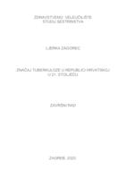 prikaz prve stranice dokumenta Značaj tuberkuloze u Republici Hrvatskoj u 21. stoljeću