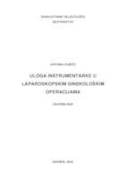 prikaz prve stranice dokumenta Uloga instrumentarke u laparaskopskim ginekološkim operacijama