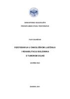 prikaz prve stranice dokumenta Fizioterapija u onkološkom liječenju i rehabilitaciji bolesnika s tumorom dojke