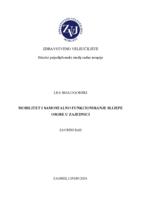 prikaz prve stranice dokumenta Mobilitet i samostalno funkcioniranje slijepe osobe u zajednici