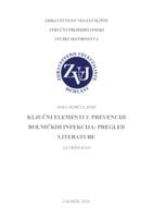 prikaz prve stranice dokumenta Ključni elementi u prevenciji bolničkih infekcija: pregled literature