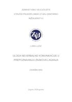 prikaz prve stranice dokumenta Uloga neverbalne komunikacije u prepoznavanju znakova laganja