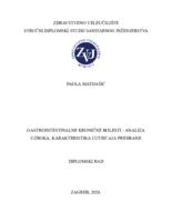 prikaz prve stranice dokumenta Gastrointestinalne kronične bolesti - analiza uzroka, karakteristika i utjecaja prehrane